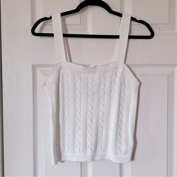 Joie Tops - Joie Cable Knit Sweater Tank